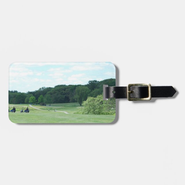 Étiquette À Bagage Golf de jeu (Devant horizontal)