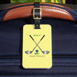 Étiquette À Bagage GOLF - Jeu pour la vie