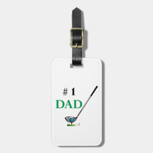Étiquette À Bagage GOLF Numéro Un DAD, Golf Club, Cool