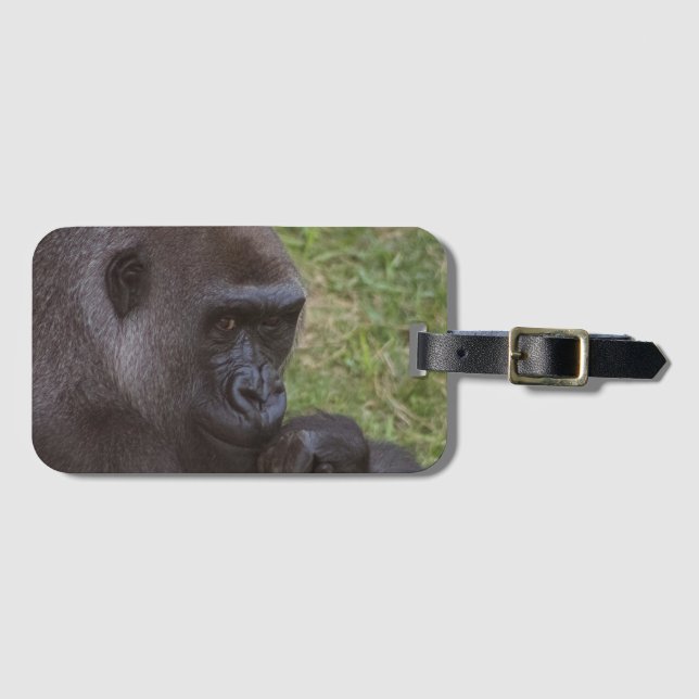 Étiquette À Bagage Gorilla (Devant Horizontal)