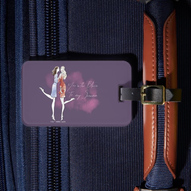 Étiquette À Bagage Gossip Girl - Tu es le Blair de ma Serena (Insitu Rectoal 4)