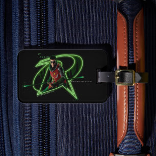 Étiquette À Bagage Gotham Knights Robin en logo