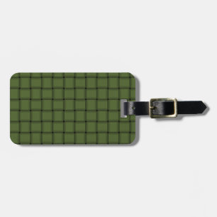 Étiquette À Bagage Grande armure - vert olive foncé