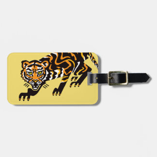 Étiquette À Bagage Graphique cool TIGER - Animal en voie de dispariti