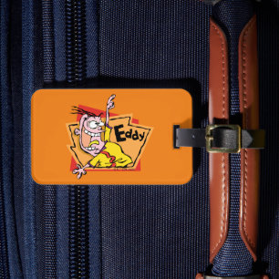Étiquette À Bagage Graphique de caractères de nuage