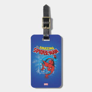 Étiquette À Bagage Graphique de prix rétro Spider-Man
