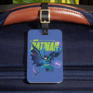 Étiquette À Bagage Graphique de ville de Batman "Posséder votre puiss