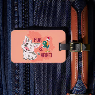 Étiquette À Bagage Graphisme du nom floral de Pua & Heihei