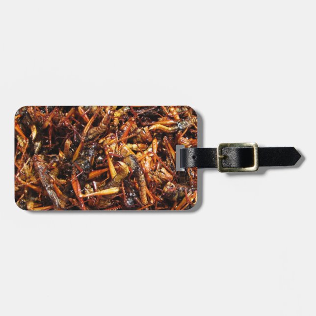 Étiquette À Bagage Grasshopper frit (Takkataen Thot) Alimentation asi (Devant horizontal)
