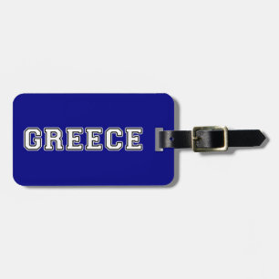 Étiquette À Bagage Grèce