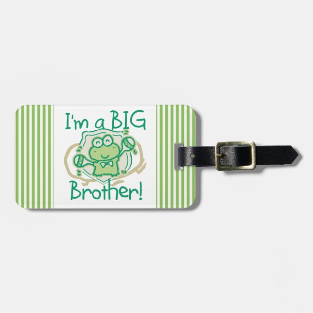 Étiquette À Bagage Grenouille Big Brother (Devant horizontal)