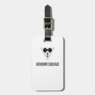 Étiquette À Bagage Groom Squad