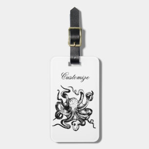 Étiquette À Bagage Grosse pieuvre Thunder_Cove