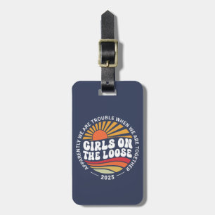 Étiquette À Bagage Groupe Voyage Filles Personnalisé Correspondant Va