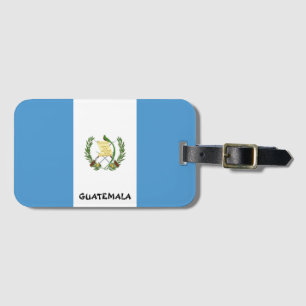 Étiquette À Bagage Guatemala Patriotique du drapeau national