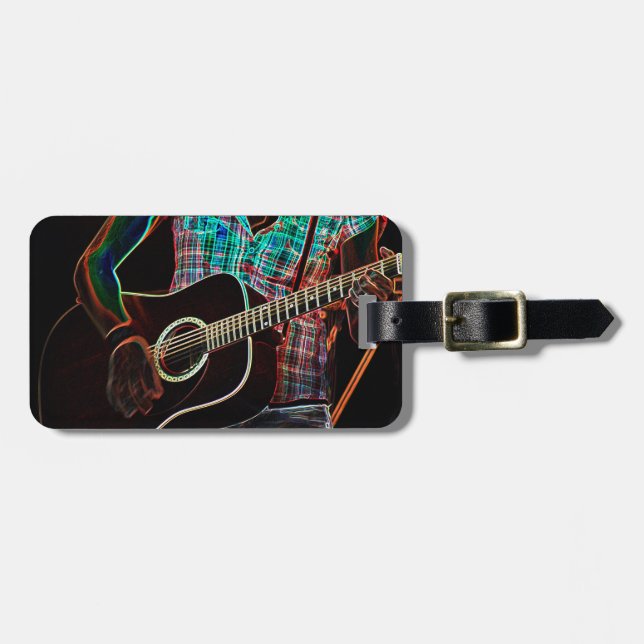 Étiquette À Bagage Guitare 1 cd ltcnm (Devant horizontal)