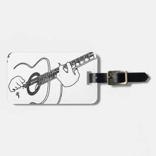 Étiquette À Bagage guitare acoustique