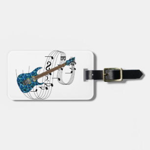 Étiquette À Bagage Guitare électrique