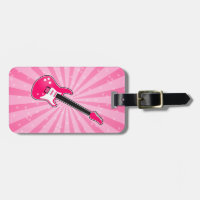 Guitare électrique rose Girly