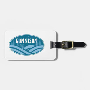 Étiquette À Bagage Gunnison Colorado Extérieur