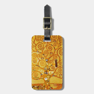 Étiquette À Bagage Gustav Klimt Arbre de Vie : Symboliste Art Nouveau