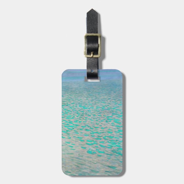 Étiquette À Bagage Gustav Klimt - Attersee (Devant Vertical)