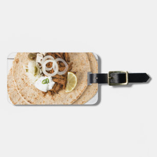 Étiquette À Bagage Gyros pita with tzatziki coleslaw olives and feta