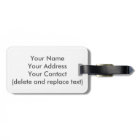 H.A.S. Étiquette de bagage d'arts, beignets de