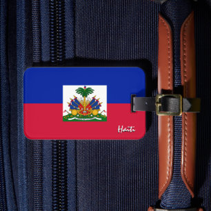 Étiquette À Bagage Haïti Bagages Tags, Drapeau patriotique haïtien
