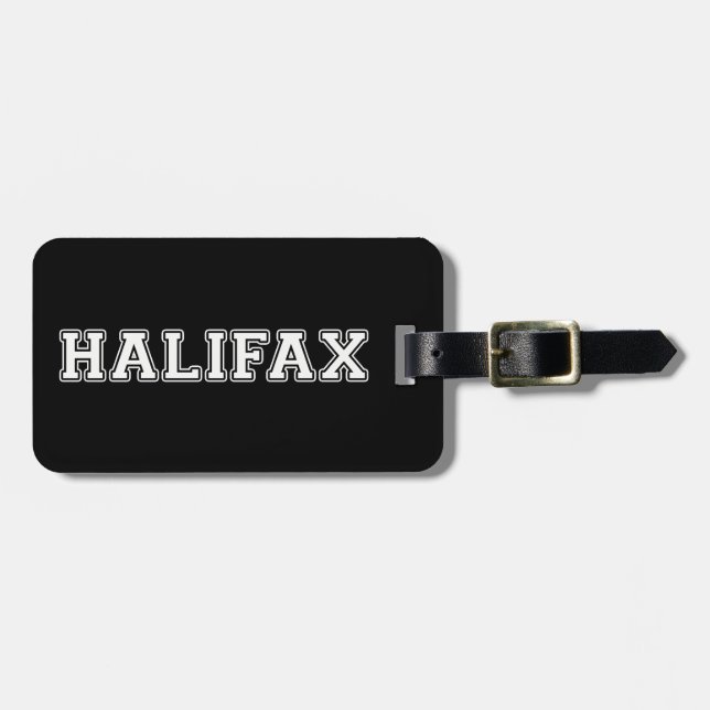 Étiquette À Bagage Halifax (Devant horizontal)