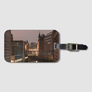 Étiquette À Bagage Hambourg Speicherstadt