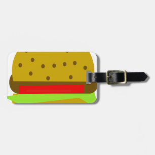 Étiquette À Bagage hamburger restauration restauration rapide burger
