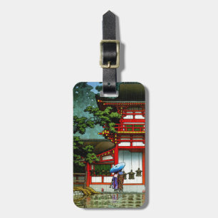 Étiquette À Bagage Hanga frais de tibia de Nara Hasui Kawase de