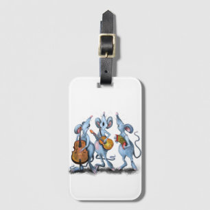 Étiquette À Bagage Happy Mouse Music Band Funny Luggage balise