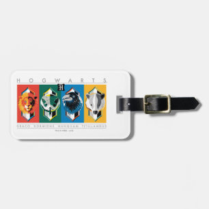 Étiquette À Bagage Harry Potter   Sigles de maison HOGWARTS™