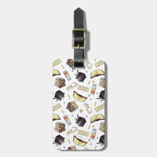 Étiquette À Bagage HARRY POTTER™ Spects & Books Motif (Devant Vertical)