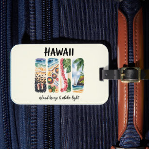 Étiquette À Bagage Hawaii - Island Breeze & Aloha Light
