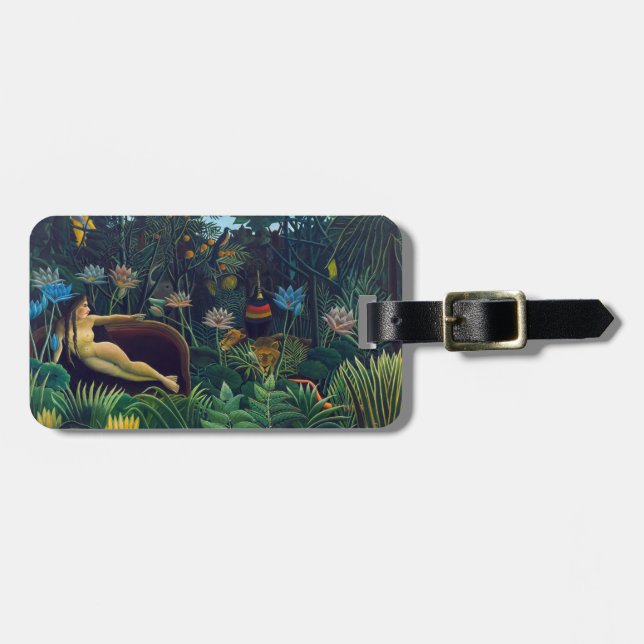 Étiquette À Bagage Henri Rousseau - Le Rêve / Le Reve (Devant horizontal)