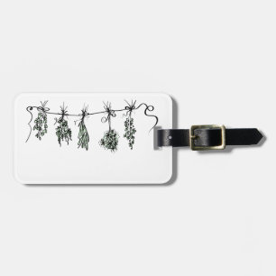 Étiquette À Bagage Herbes du jardin