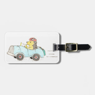 Étiquette À Bagage Hérisson de roadster