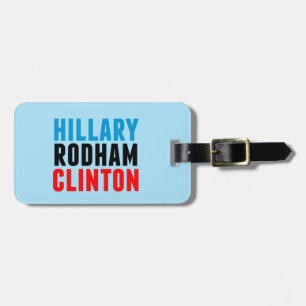 Étiquette À Bagage Hillary Rodham Clinton