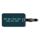 Hippocampe turquoise personnalisé