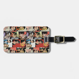 Étiquette À Bagage Histoire d'amour rétro vintage