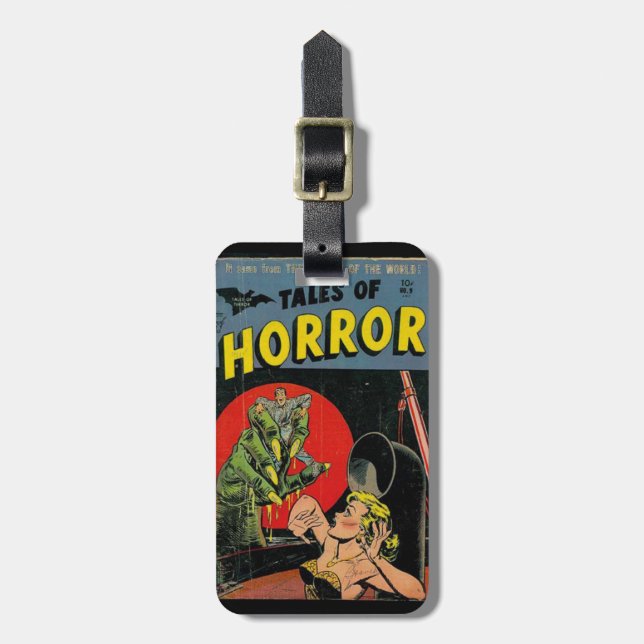 Étiquette À Bagage Histoires d'horreur (Devant Vertical)