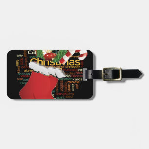 Étiquette À Bagage HoHo ! Merry Christmas TOXITS et Happy New Year