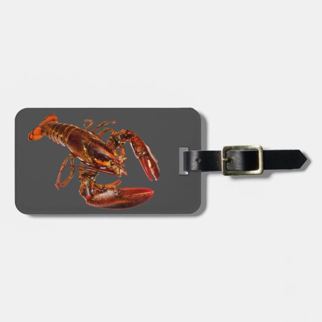 Étiquette À Bagage Homard (Devant horizontal)