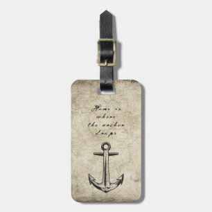 Étiquette À Bagage Home is the anchor drops