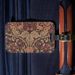 Étiquette À Bagage Honeysuckie par William Morris, Garden Flowers Art