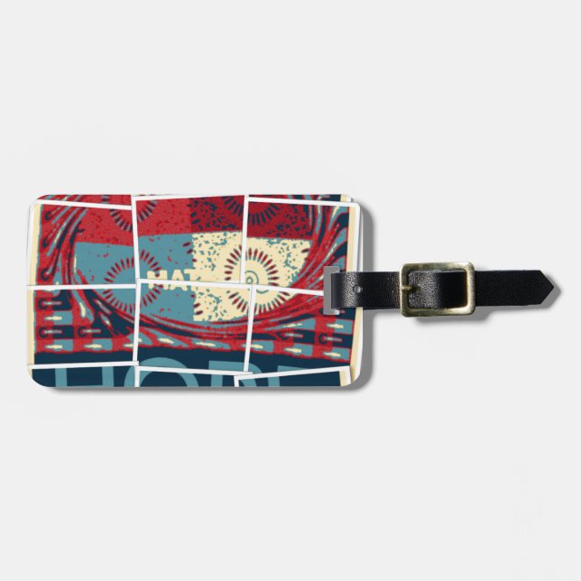 Étiquette À Bagage Hope Be The Miracle Beautively Inspirational (Devant horizontal)