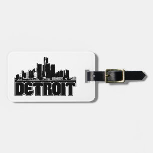 Étiquette À Bagage Horizon de Detroit